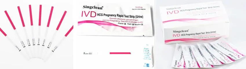 Singclean HCG Early Pregnency Rapid Diagnostic Test Kit Cassette