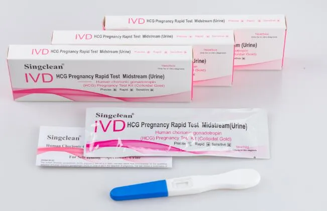 Singclean HCG Early Pregnency Rapid Diagnostic Test Kit Cassette