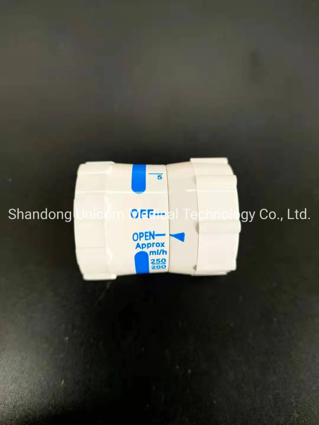 Single Double Scale in Green Blue Infusion Tube Set ABS PC Hgih Precision Flow Regulator