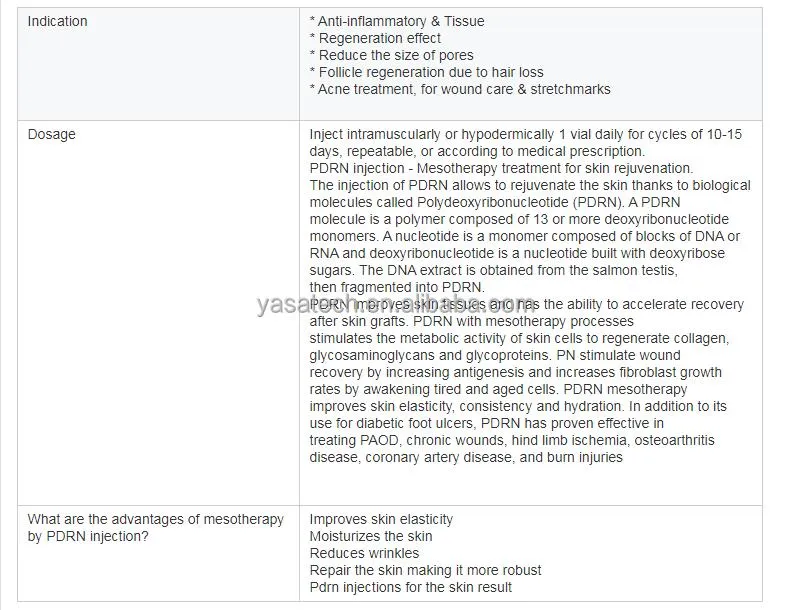 Skin Booster Mesotherapy Placentex Skin Rejuvenation