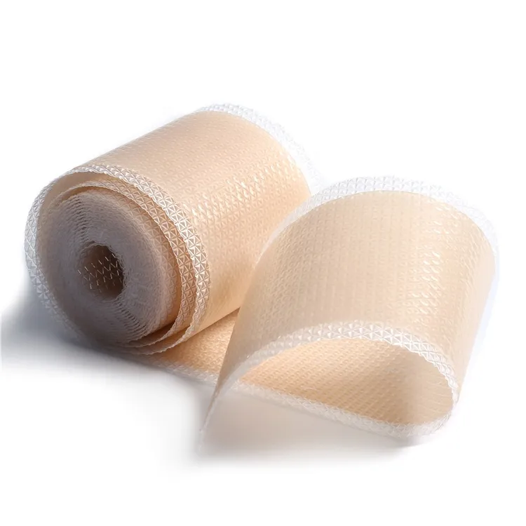 Skin Color Medical Self-Fusing Silicone Sealing Tummy Tuck Scars Tape