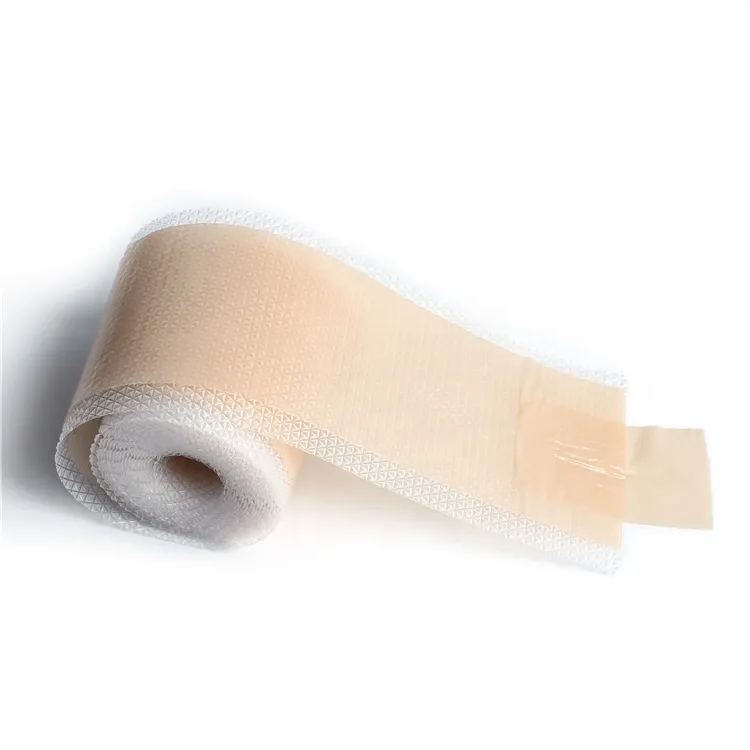 Skin Color Medical Self-Fusing Silicone Sealing Tummy Tuck Scars Tape