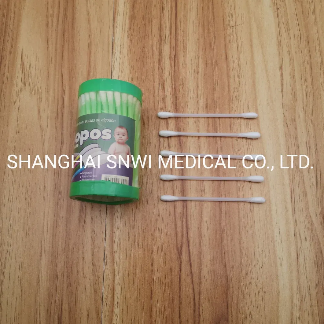 Specimen Collection Flocked Swabs Medical Disposable Plastic Stick Cotton Saliva DNA Sample Collection Sterile Throat Nasopharyngeal Swab