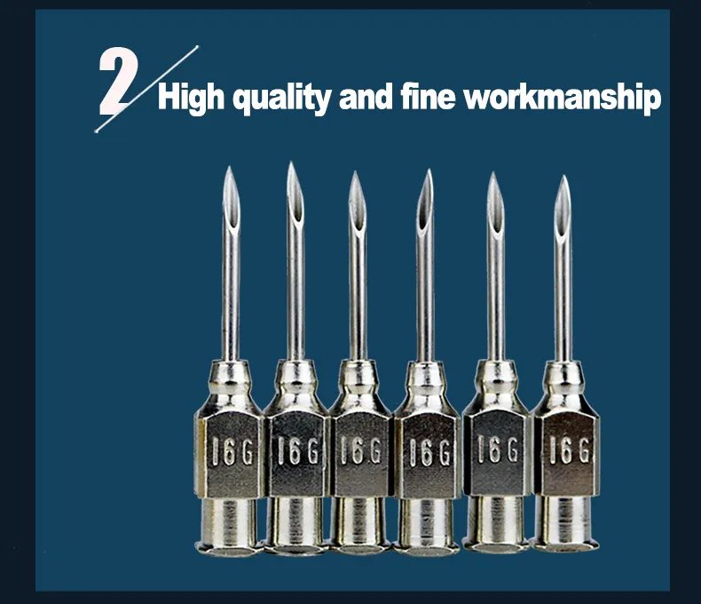 Stainless Steel Veterinary Hypodermic Needle for Animal