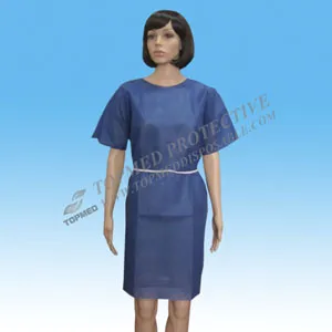 Sterile Disposable Hospital SMS Patient Surgical Gown