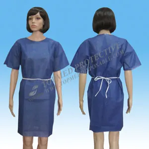 Sterile Disposable Hospital SMS Patient Surgical Gown