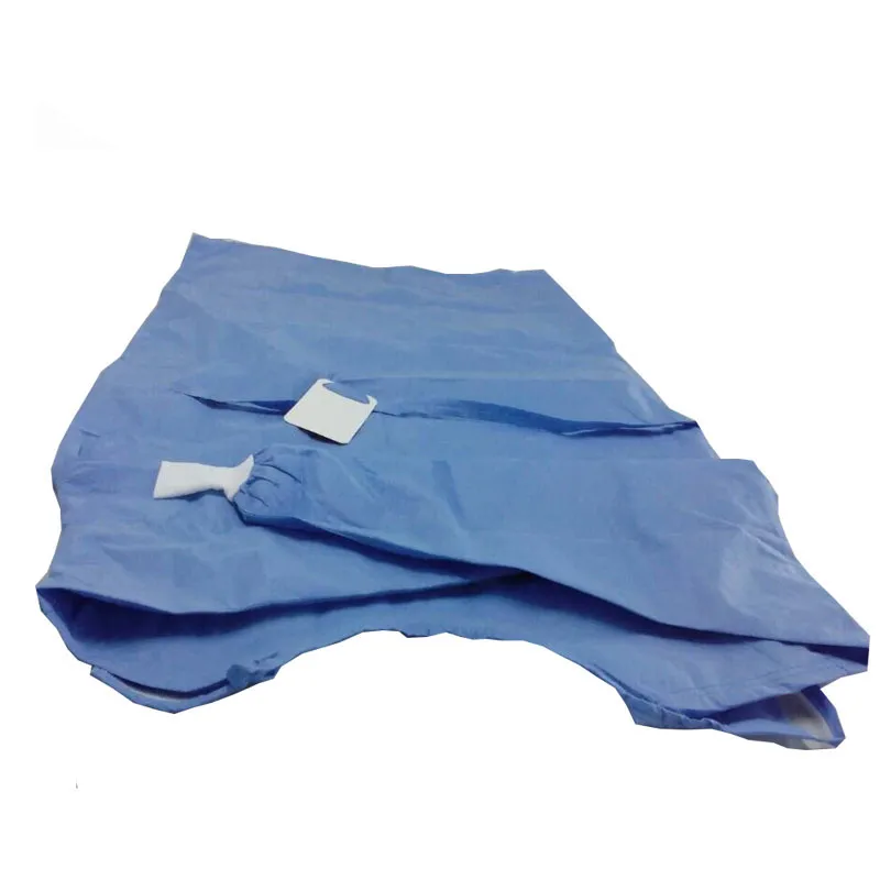 Sterile Non Woven SMMS Surgical Gown Sterile Waterproof SMS Disposable