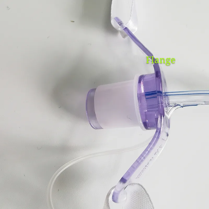 Surgical Instrument Disposable PVC Tracheostomby Tue Reinforced with Cuffed/Uncuffed