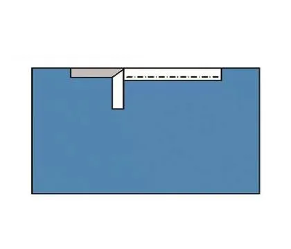 Surgical Side Drape Adhesive Sheet for Hospital Use Factory Supplier