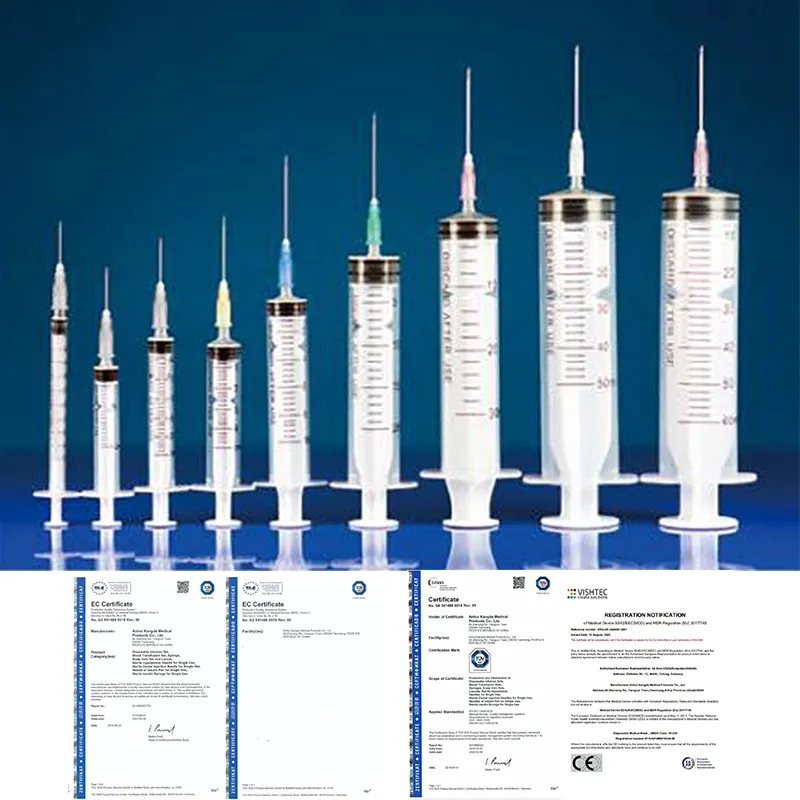 Syringe Medical Supplies 10ml with CE FDA ISO Approved Disposable Syringe