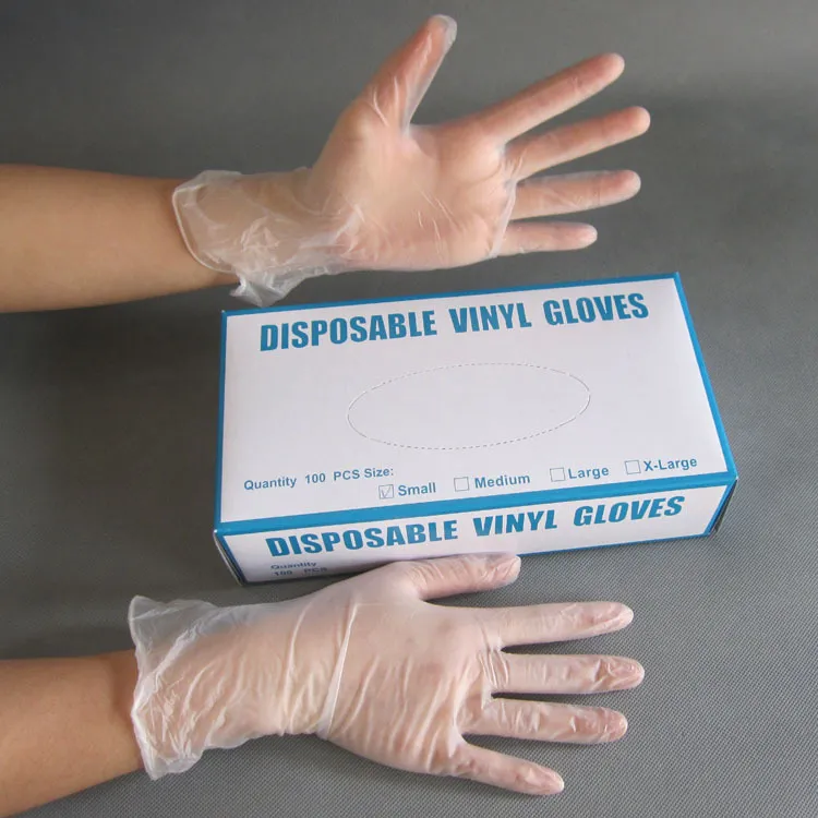 Test Report Approval Food Grade Clear Powder Free Disposable PVC Synthetic Vinyl Disposable Factory Examination Powder Free CE FDA Approved Nitrile/PVC Gloves