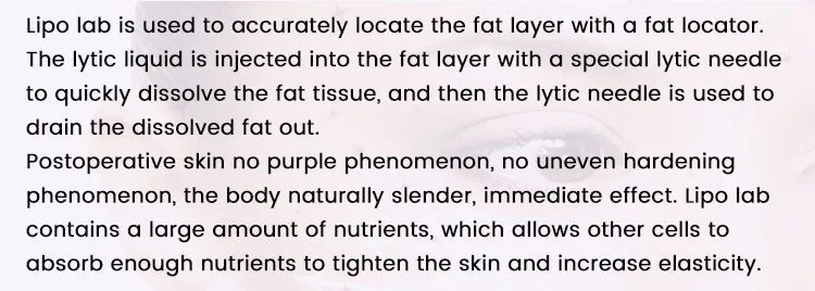 Good Effect V-Line Body Slimming Lipolysis Lipo Lab for Slimming