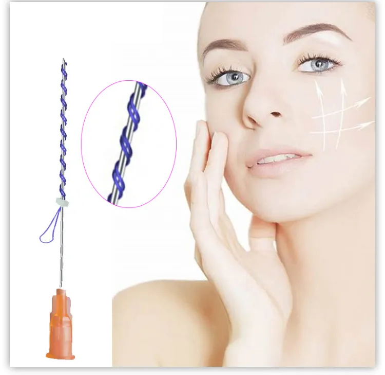 Thread V-Lifting Cog 3D 4D 6D Blunt Micro Cannula Pdo Thread