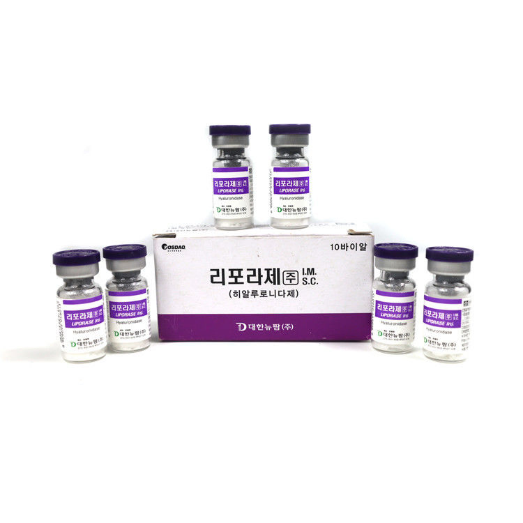 Top Sales Original Liporase Hyaluronidase to Remove Fillers Dissolves Hyaluronic Acid Liporase Hyaluronidase Korea