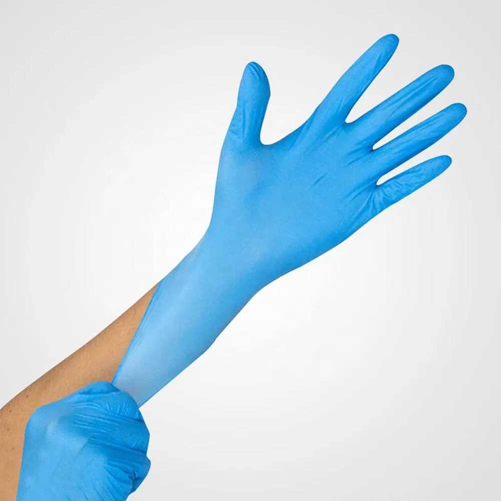 Transparent Nitrile Vinyl Gloves Disposable Nitrile