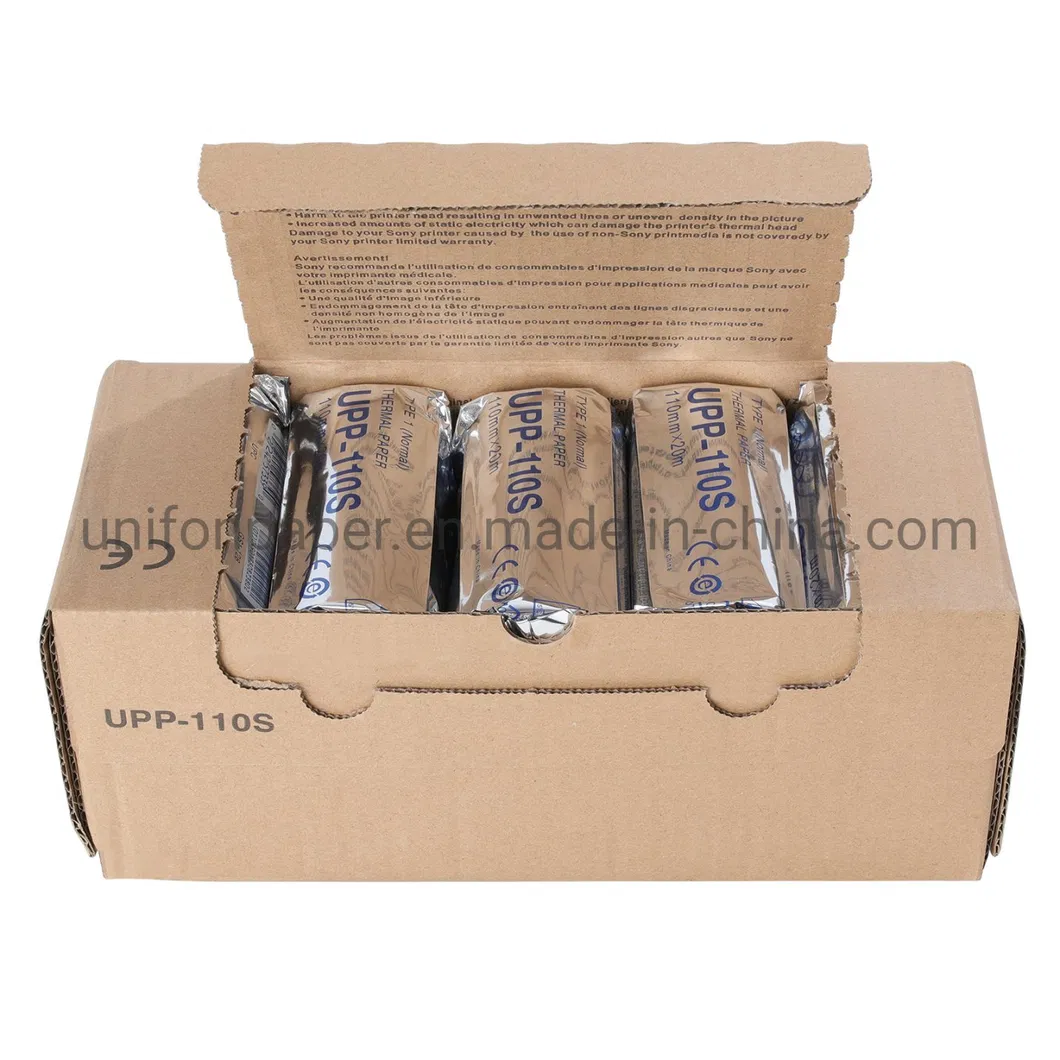 Upp110hg Ultrasound Thermal Paper Upp-110hg 110mm X 18m for Sony up-890 up-895 up-897 Thermal Printer