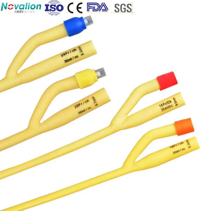 Urinary Catheter Medical Disposable Temperature Sensor Foley Catheter