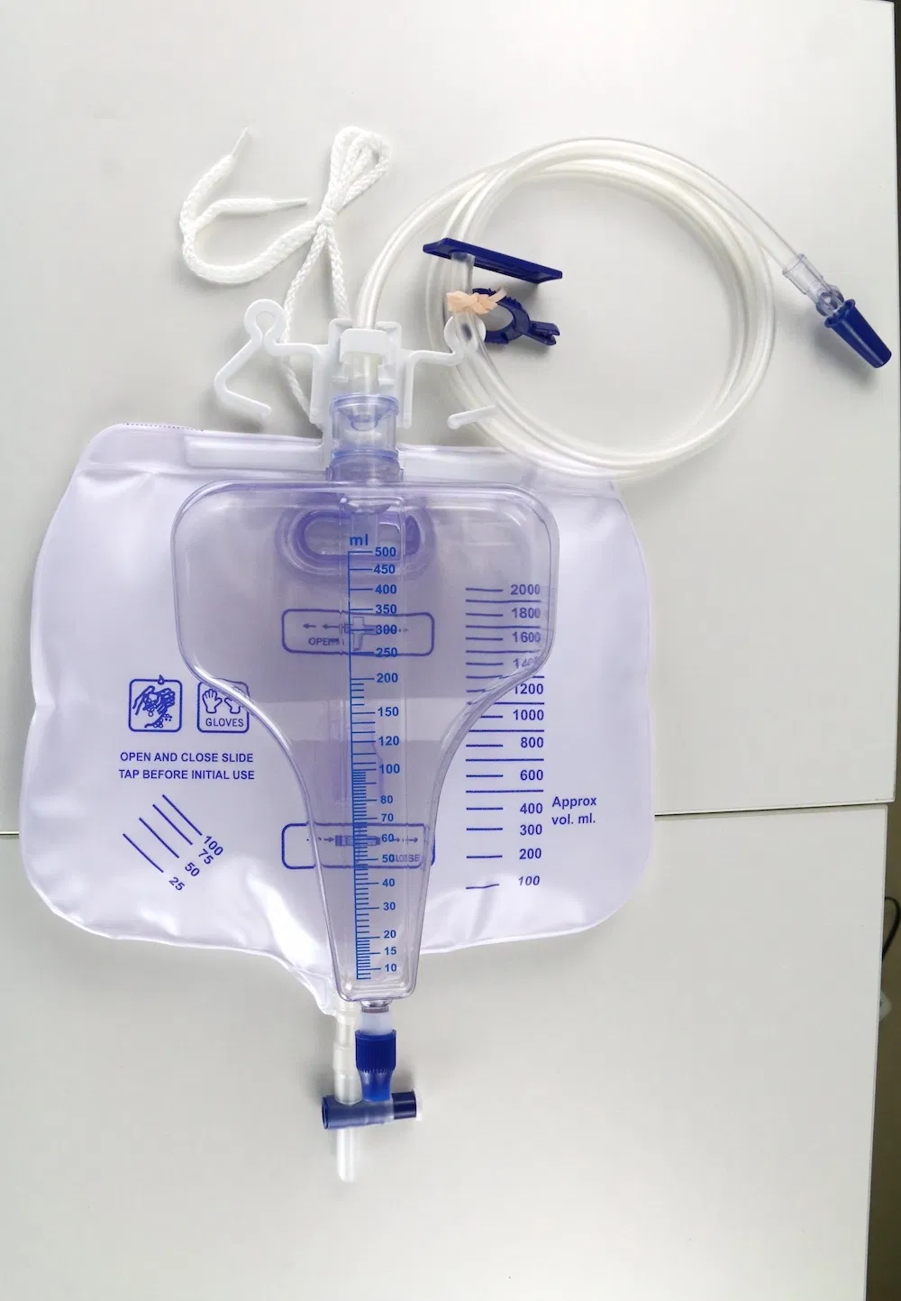 Urine Meter 500 Ml with Drainage Bag 2, 600 Ml