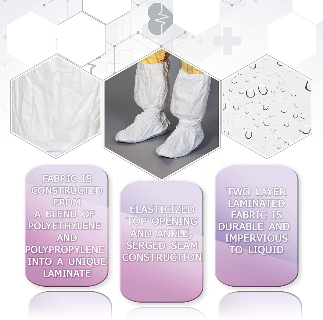 Wholesale Disposable Polypropylene Protective Non-Woven PP Anti-Slip Shoe Cover