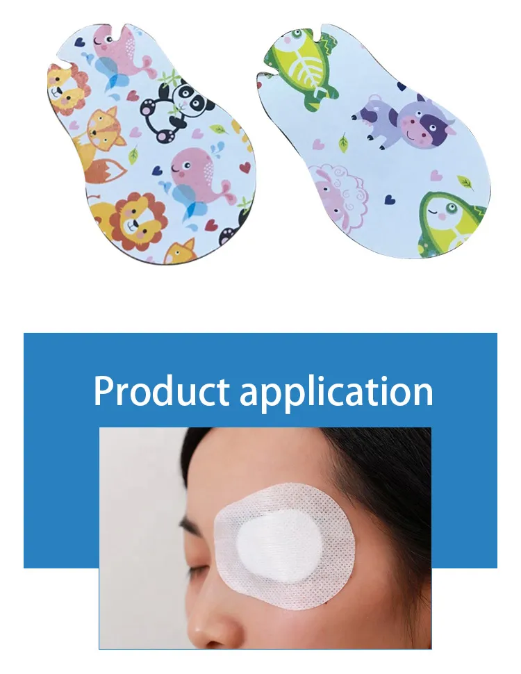 Wholesale Price Surgical Sterile Adhesive Eye Patch Non Woven Eye Patch